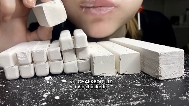 Хруст. Природный пиленный мел. Канцелярский мел. Мел Феникс. Мел в пасте. ASMR