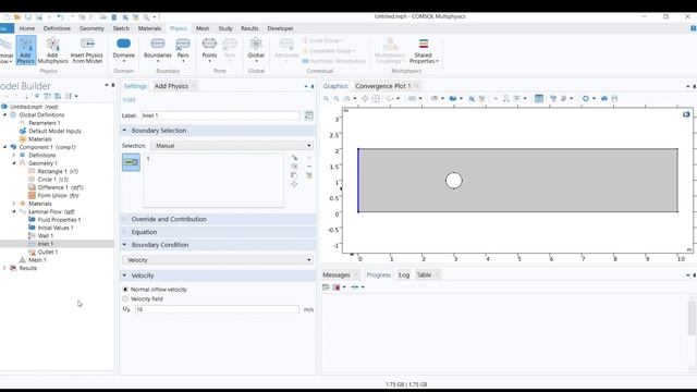 COMSOL Tutorial 02 | Fluid flow over a cylinder numerical simulation | 2D Modeling смотреть онлайн