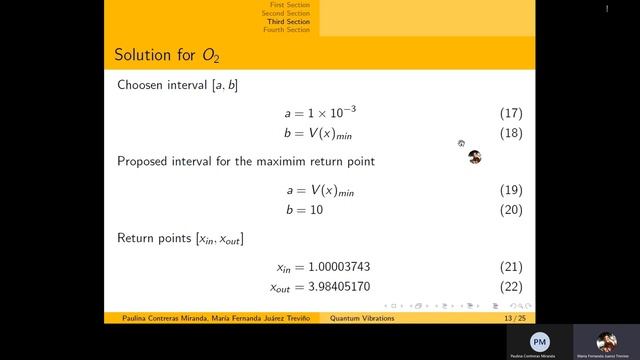 Quantum Vibrations for diatomic molecules (O2, H2). смотреть онлайн