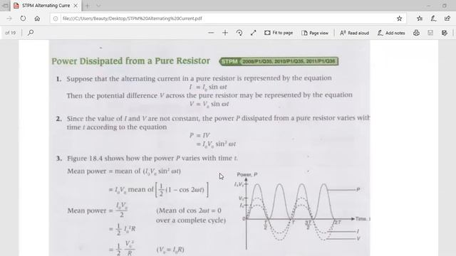 Alternating Current Through Resistor 3 смотреть онлайн