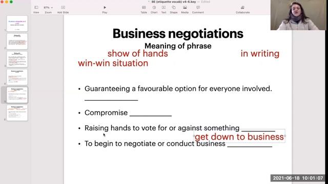 Business English: NEGOTIATIONS