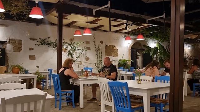 RHODES Greece - LINDOS At Night...... смотреть онлайн