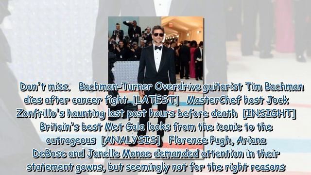 Jared Leto and Florence Pugh lead worst dressed at Met Gala 2023 смотреть онлайн