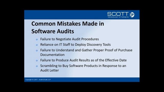 Successfully Defending Software Audits смотреть онлайн