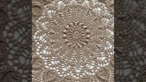 Салфетка Flora. Салфетка крючком. Рельефная салфетка крючком.