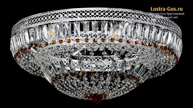 Хрустальная люстра «Венеция Купол пластинка 600 чайная» - Гусь-Хрустальный завод смотреть онлайн