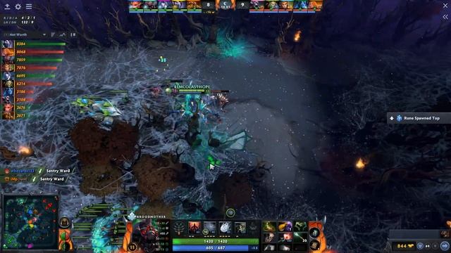 ATF - Broodmother Offlane | Dota 2 7.32c Gameplay смотреть онлайн