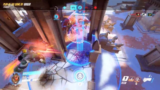 Overwatch Play of the Game: Graviton Surge into Meteor Strike смотреть онлайн