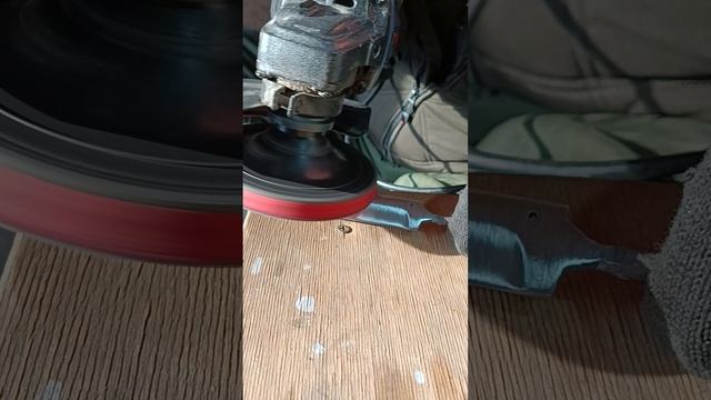 Удаляю глубокие риски после шлифовального круга. смотреть онлайн