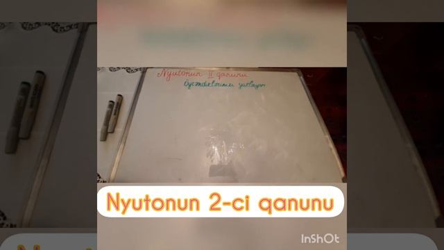 Nyutonun 2-ci qanunu. /fizika 7-ci sinif 10-cu dərs / смотреть онлайн