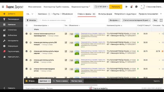 Стратегия «Ручное управление ставками с оптимизацией» в Яндекс.Директе смотреть онлайн