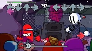 Анимация Friday Night Funkin' - АмонгАС - Битва в играх Innersloth 🎶 (FNF Meltdown,  Impostor VS He