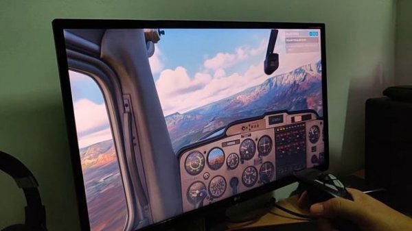 Logitech Extreme 3D Pro - Microsoft Flight Simulator - My First landing
