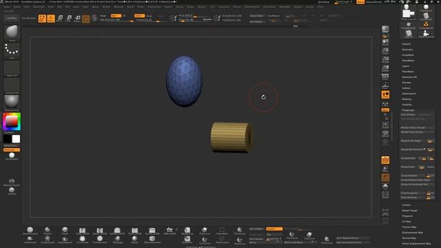 Zbrush. Lesson 12. Polygroups смотреть онлайн