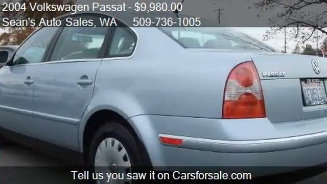 2004 Volkswagen Passat GL TDI - for sale in Kennewick, WA 99 смотреть онлайн
