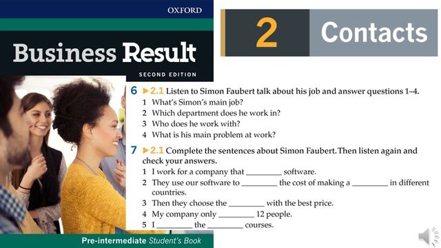 Business Results, Pre Intermediate Unit 2 Audio 2.1 смотреть онлайн