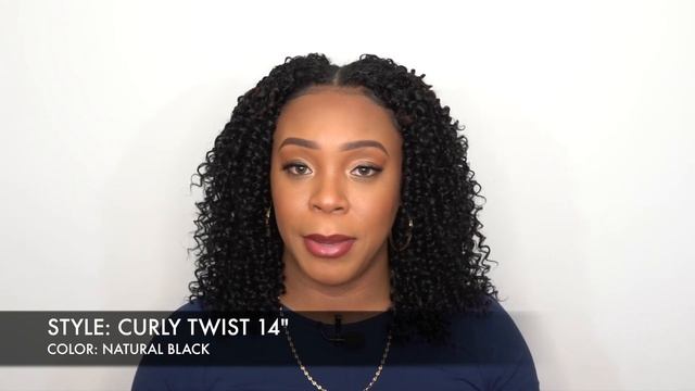Outre Big Beautiful 100% Human Hair Blend U Part Cap Leave Out Wig - CURLY TWIST 14 --/WIGTYPES.COM смотреть онлайн