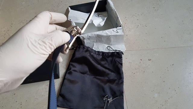 Giuseppe Zanotti Man Belt - Zanotti GZ Flash Belt EAU9013005 - Unboxing - Haul - Whats Inside