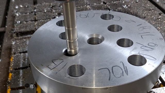 Hole Enlargement .Cnc work.Увеличение отверстия. Работа с ЧПУ. смотреть онлайн