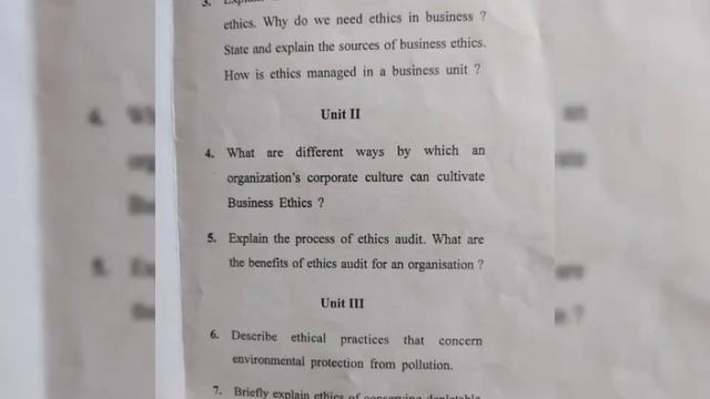 Business ethics (2022) question paper #managementtimes #management #ethics #bba смотреть онлайн