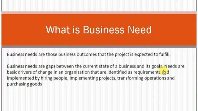 What is Business Need ? смотреть онлайн