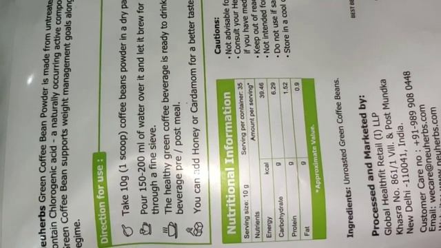 Best Green Coffee /Helps in Weight Loss/ Boost Energy Level / SWATI BHAMBRA смотреть онлайн