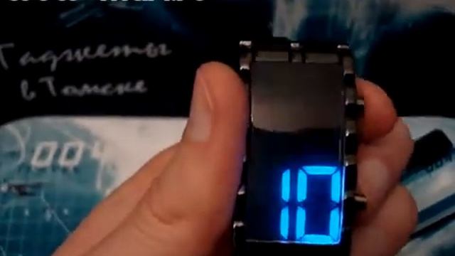 LED Digital Watch Lava Mirror Iron Metal Men Red-Blue.MPG(watermarked) смотреть онлайн