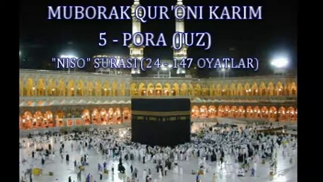 QURON SURALARI UZBEK TILIDA 5-PORA