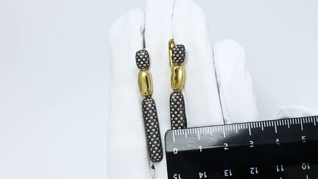 Серебряные серьги КЮЗ Del'ta Dс128980пзж с фианитом смотреть онлайн