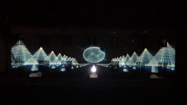 Видеопроекция на здание. 3d mapping. ILS. смотреть онлайн