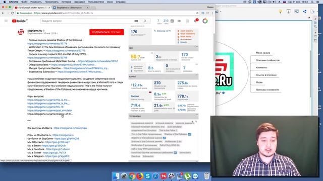 Анализ канала "StopGame.Ru" 🎮 Анализ игрового канала на YouTube. Аудит известного канала на YouTube смотреть онлайн