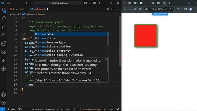 Mastering CSS Transform-Origin: Elevate Your Web Design Skills | CodeInFarm Tutorial in Hindi [2024 смотреть онлайн