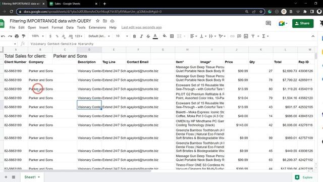 Filtering IMPORTRANGE data with QUERY in Google Sheets смотреть онлайн