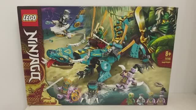 ОБЗОР ЛЕГО НИНДЗЯГО 71746 Дракон Джунглей LEGO NINJAGO Jungle Dragon смотреть онлайн
