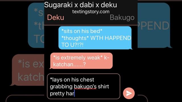 BakuDeku TextingStory смотреть онлайн