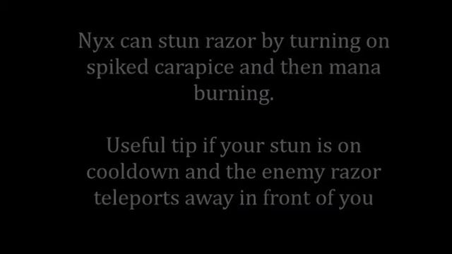 [DotA 2 6.84] Nyx Assasin Tip Stunning razor with spiked carapice смотреть онлайн