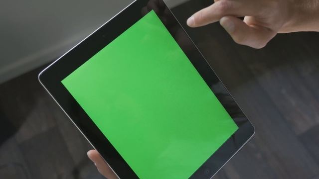 Tablet scrolling chroma key | Green Screen смотреть онлайн