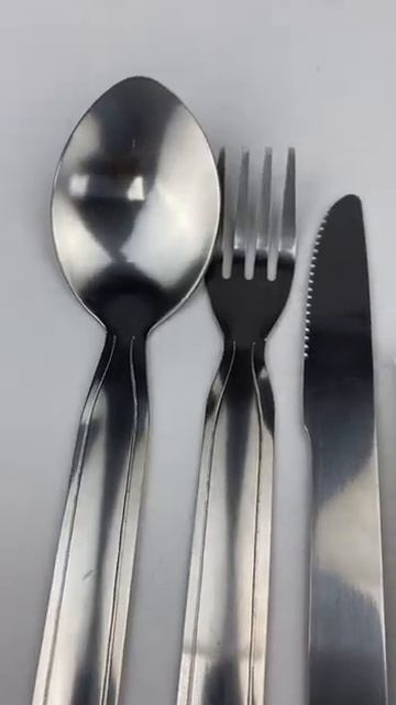 Армійський 3-ПК НЕржавіючий посуд / комплект столових приборів MIL-TEC (14622600) смотреть онлайн