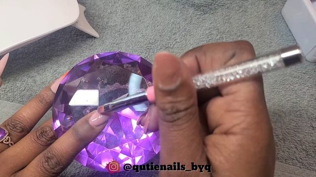 Shadow Effect Nails| Builder Gel Application|Vinyl Nail Stickers смотреть онлайн
