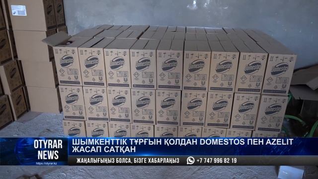 Шымкенттік тұрғын қолдан Domestos пен Azelit жасап сатқан смотреть онлайн