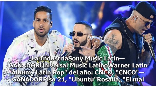 Premios Billboard 2019: lista completa de ganadores y los mejores momentos de la noche смотреть онлайн
