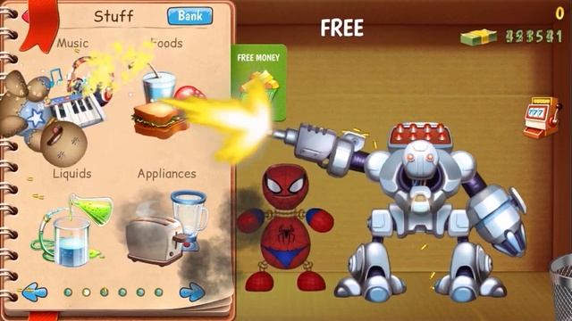 The Magic Laser VS Spider Buddy - Kick The Buddy смотреть онлайн