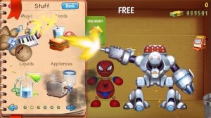 The Magic Laser VS Spider Buddy - Kick The Buddy