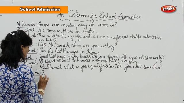 English Conversation at School Admission || Conversation At The School Office смотреть онлайн