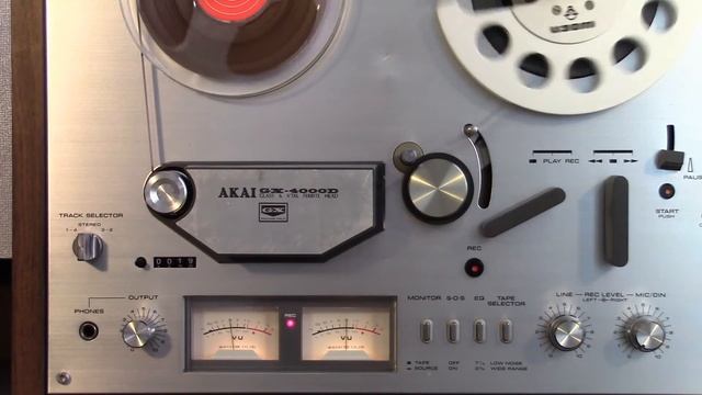 AKAI GX-4000D Recording Demonstration