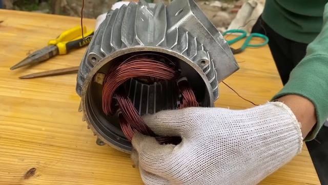 Wrap The Electric Motor 220V 900W 2800RPM | Restore The Electric Motor As Beautiful As New смотреть онлайн