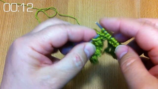 Узор АЖУРНАЯ СЕТКА спицами | The pattern openwork mesh spokes смотреть онлайн