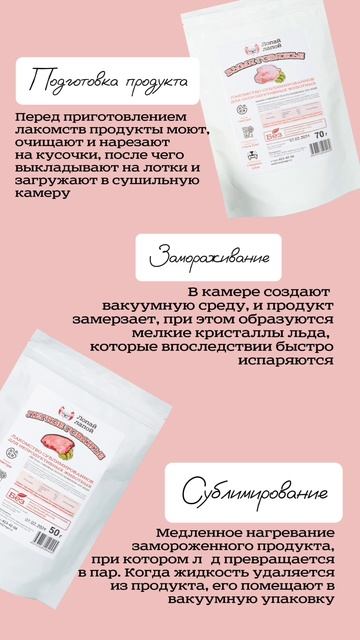 Секрет сублимированных лакомств для животных #лакомства #корм #собака #кошка смотреть онлайн