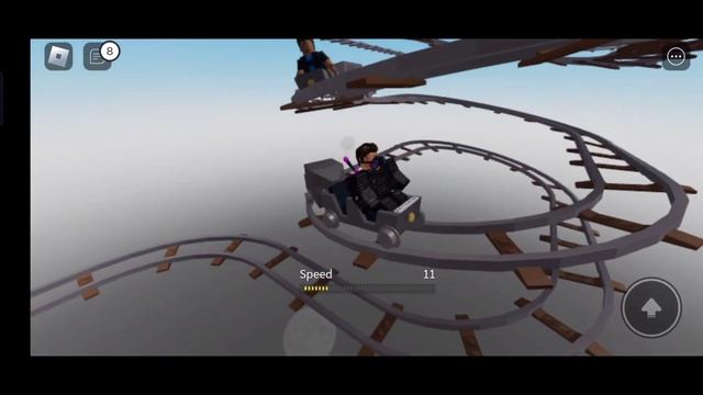 Опасная поездка на тележке|«Ride cart around nothing»|Roblox смотреть онлайн