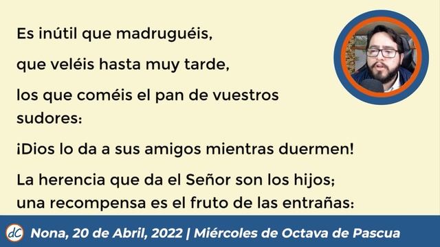 🍃 NONA DE HOY 20 de Abril De 2022 | Oración de medio dia 🙏 LITURGIA DE LAS HORAS смотреть онлайн